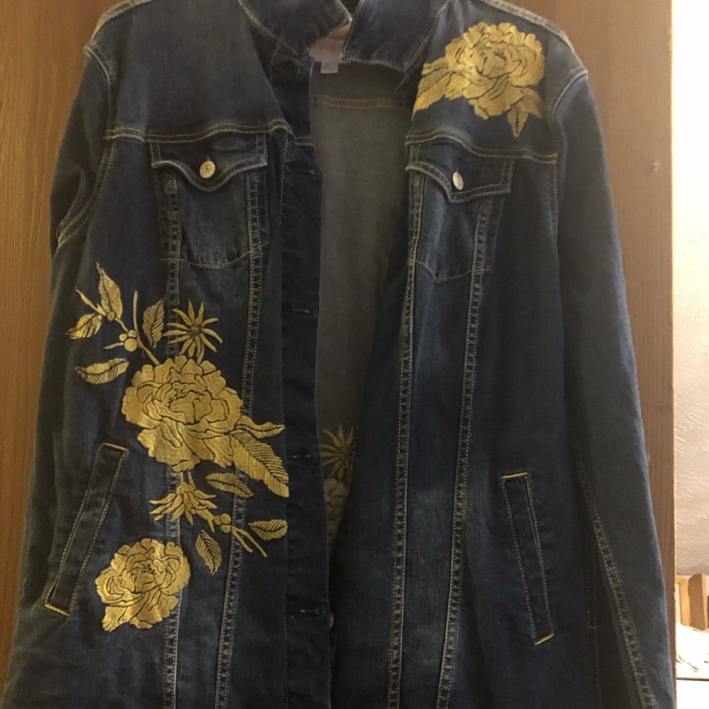 LuLaRoe Jean Jacket XL